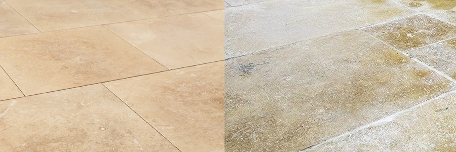 Travertine Honed Finish and Tumble Finish