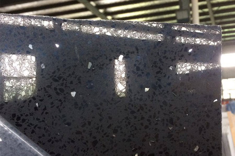 Galaxy Black Quartz Tile