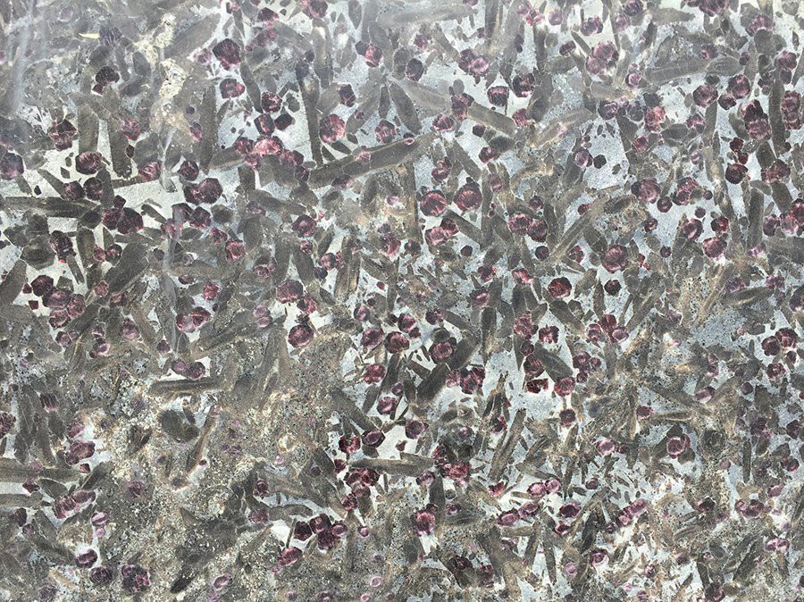 Black Meteorite Granite Polished Tile